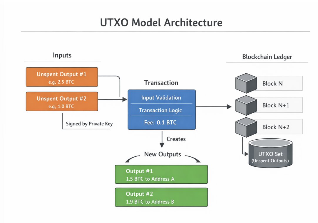 UTXO model architecture diagram